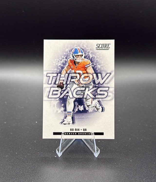 2025 Score #6 Bo Nix Throwbacks Gold