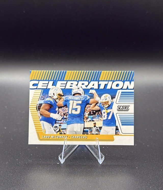 2025 Score #C-LMC Ladd McConkey Celebration Orange