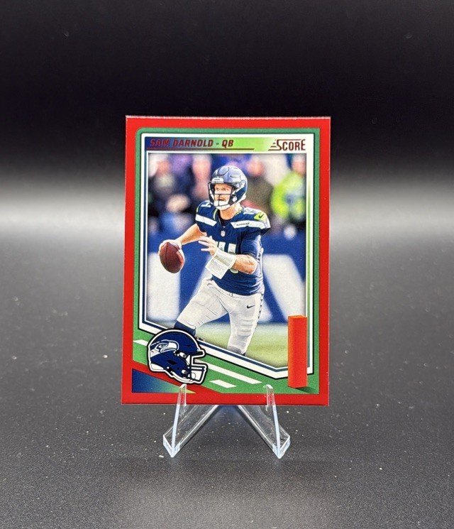 2025 Score #40 Sam Darnold Red