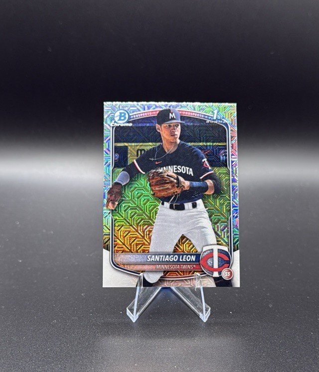 2025 Bowman Chrome #BCP-247 Santiago Leon Prospects Mojo
