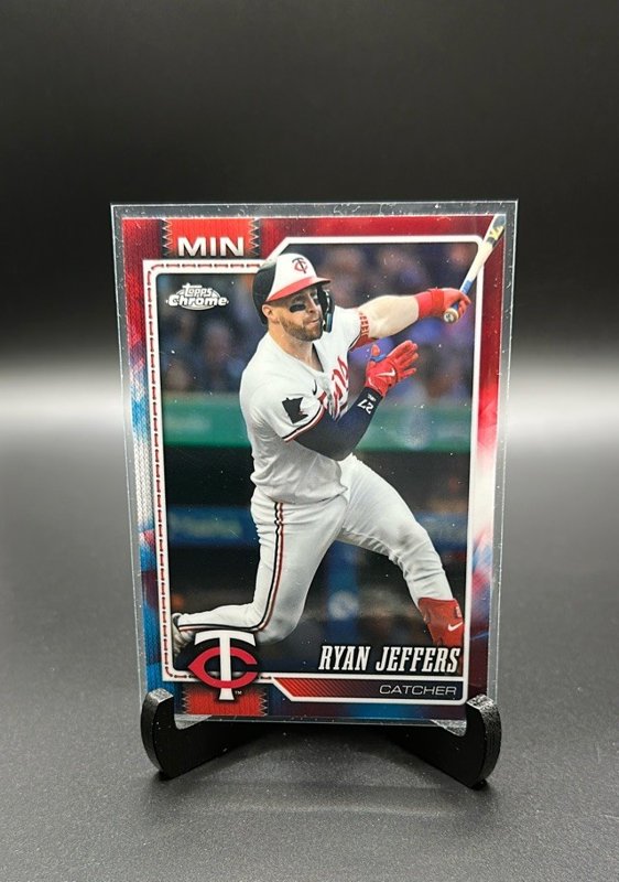 2026 Topps Chrome #234 Ryan Jeffers Red White and Blue Refractors