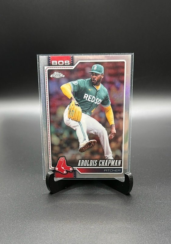 2026 Topps Chrome #145 Aroldis Chapman Refractors