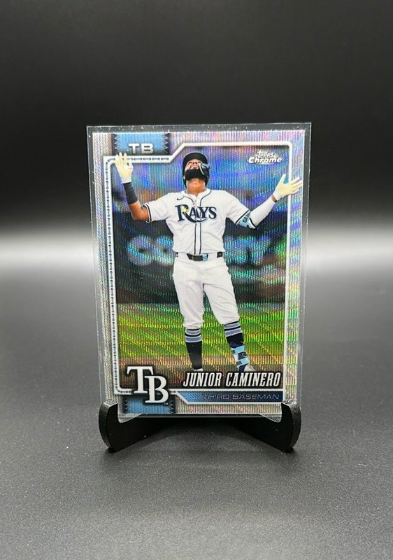 2026 Topps Chrome #130 Junior Caminero Wave Refractors