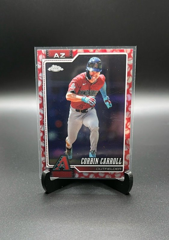 2026 Topps Chrome #83 Corbin Carroll Baseball Seams Refractors