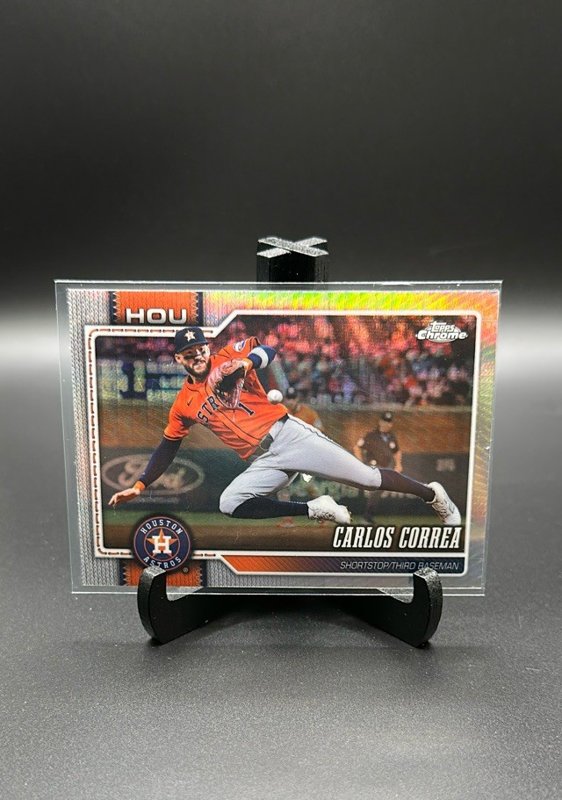 2026 Topps Chrome #47 Carlos Correa Prism Refractors