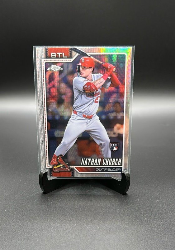 2026 Topps Chrome #192 Nathan Church Prism Refractors