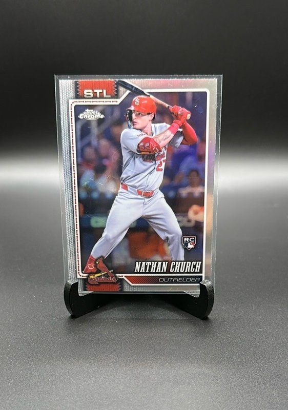 2026 Topps Chrome #192 Nathan Church Refractors
