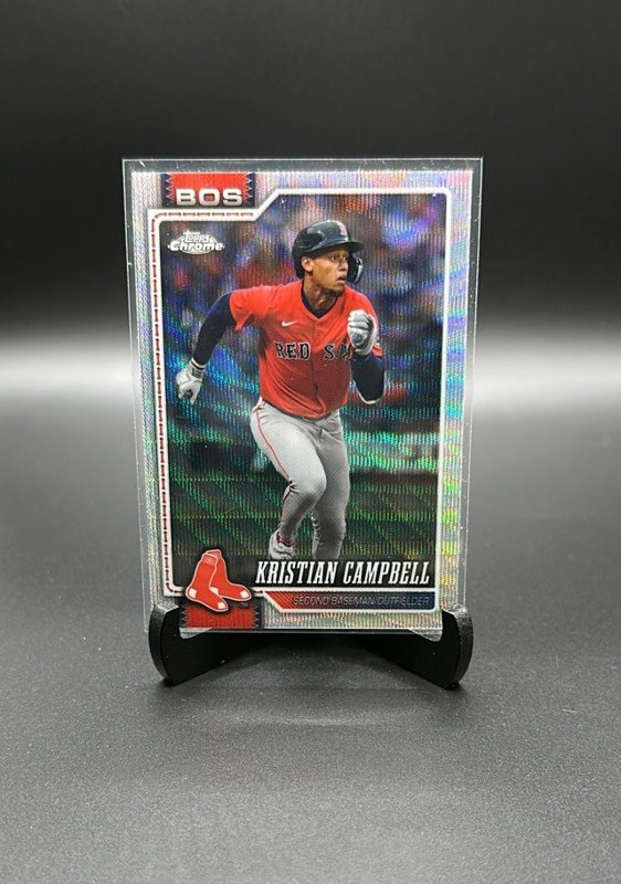 2026 Topps Chrome #282 Kristian Campbell Wave Refractors
