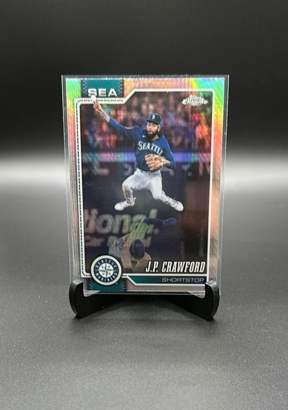 2026 Topps Chrome #25 J.P. Crawford Prism Refractors