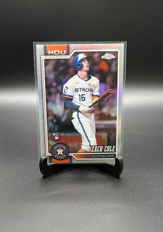 2026 Topps Chrome #107 Zach Cole Refractors