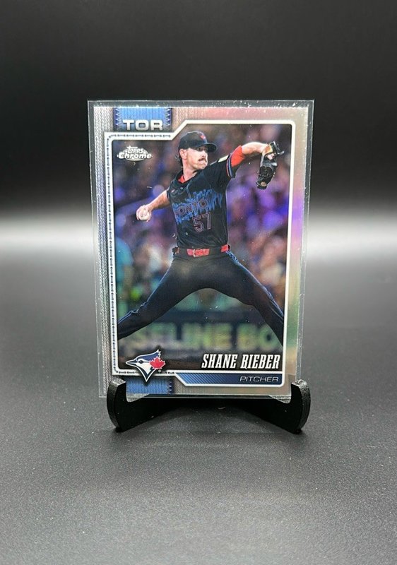 2026 Topps Chrome #21 Shane Bieber Refractors