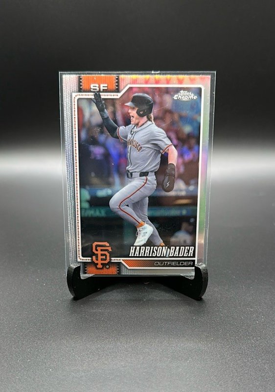 2026 Topps Chrome #219 Harrison Bader Refractors