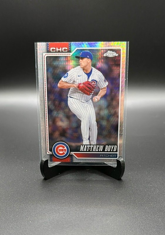 2026 Topps Chrome #256 Matthew Boyd Prism Refractors