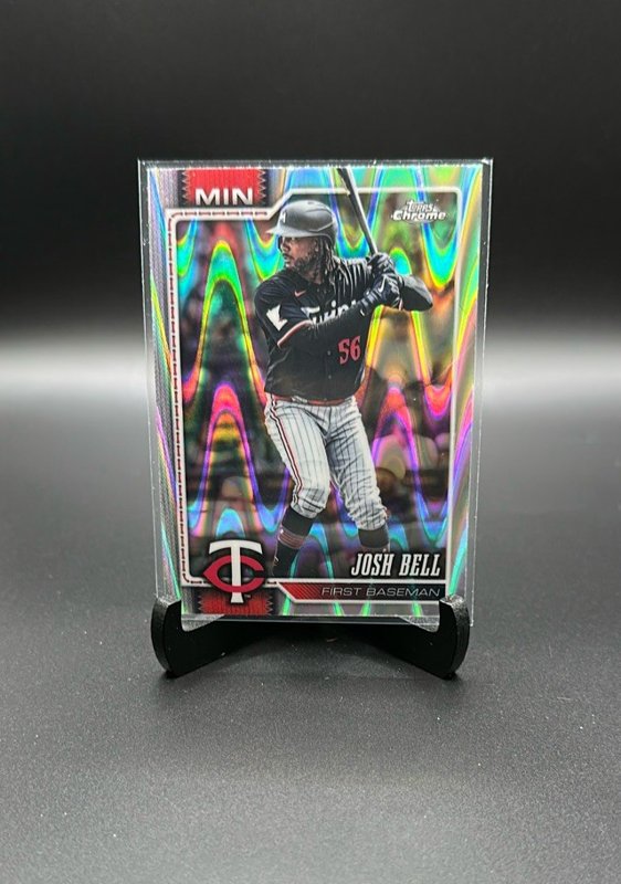 2026 Topps Chrome #24 Josh Bell Raywave Refractors