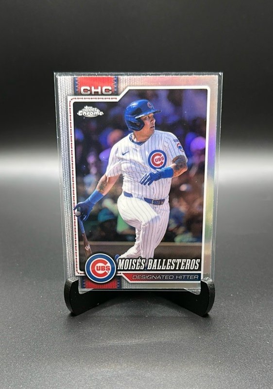 2026 Topps Chrome #264 Moisés Ballesteros Refractors