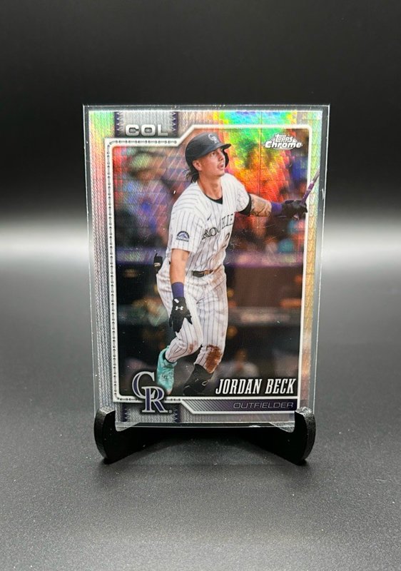 2026 Topps Chrome #226 Jordan Beck Prism Refractors