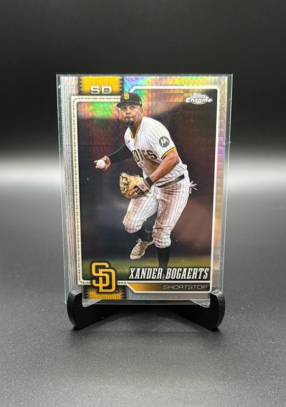 2026 Topps Chrome #155 Xander Bogaerts Prism Refractors