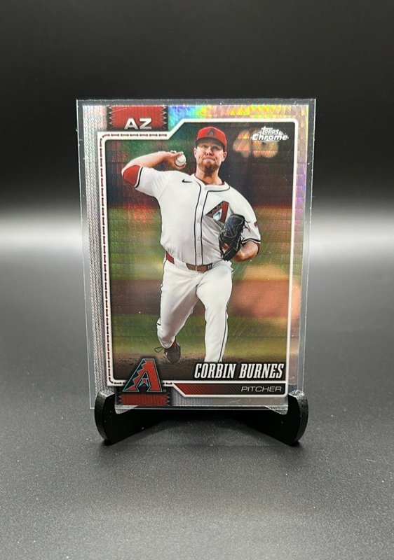2026 Topps Chrome #237 Corbin Burnes Prism Refractors