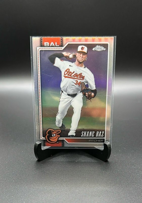2026 Topps Chrome #114 Shane Baz Refractors