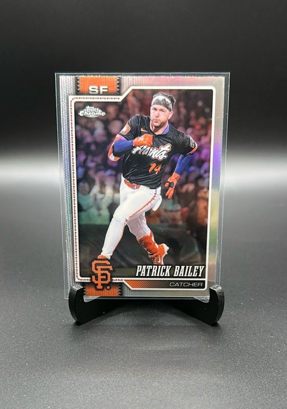 2026 Topps Chrome #197 Patrick Bailey Refractors