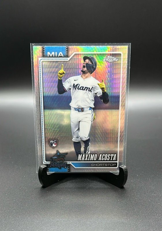 2026 Topps Chrome #239 Maximo Acosta Prism Refractors