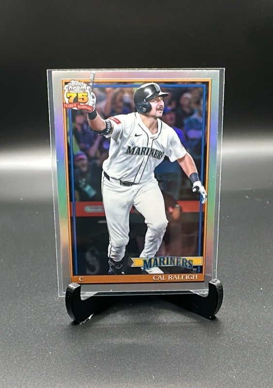 2026 Topps Chrome #91CB-4 Cal Raleigh 1991 Topps Baseball 35th Anniversary