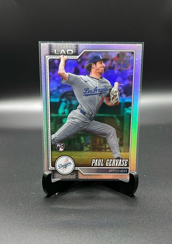 2026 Topps #611 Paul Gervase Rainbow Foil