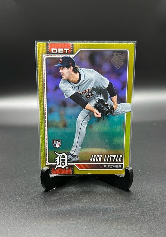 2026 Topps #566 Jack Little Yellow Holo Foil #/399