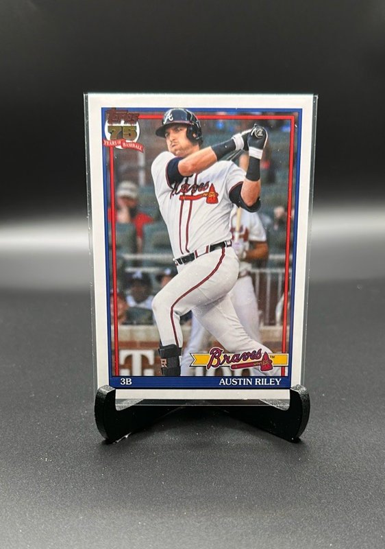 2026 Topps #91B2-44 Austin Riley 1991 Topps Baseball (Series Two)