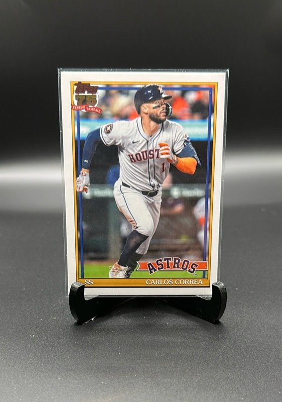 2026 Topps #91B2-41 Carlos Correa 1991 Topps Baseball (Series Two)