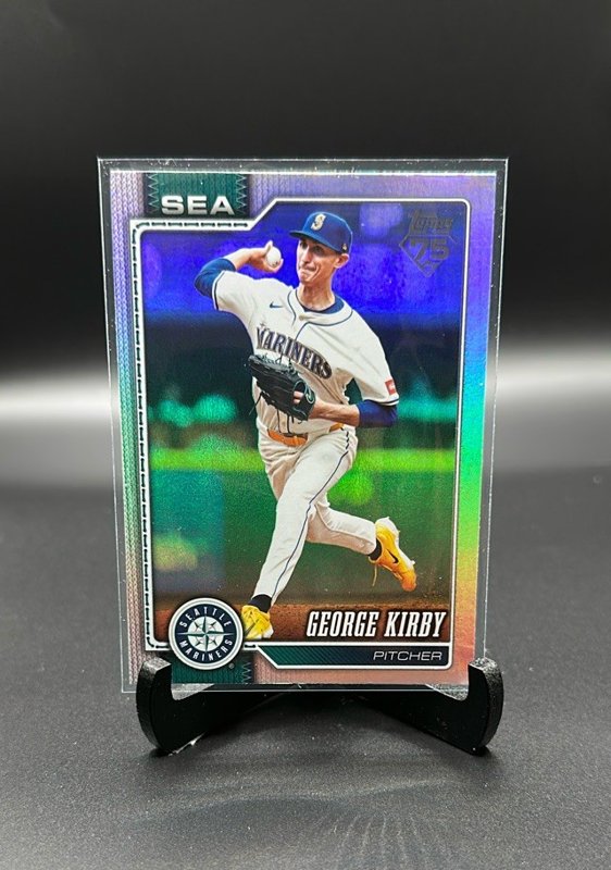 2026 Topps #493 George Kirby Rainbow Foil