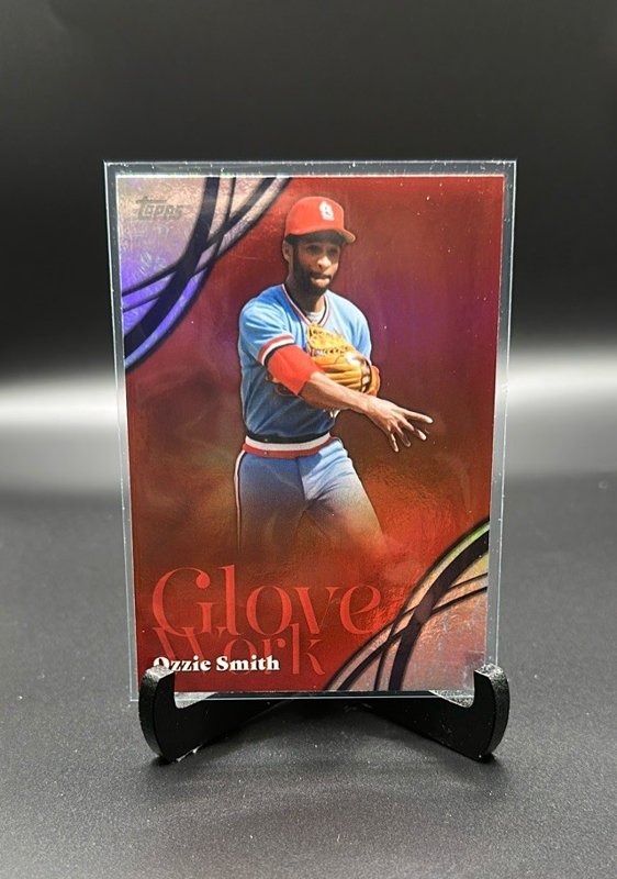 2026 Topps #GW-1 Ozzie Smith Glove Work
