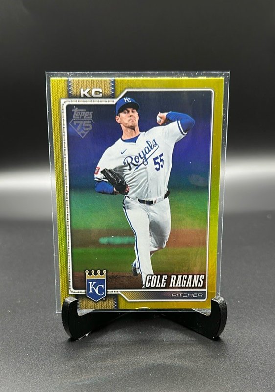 2026 Topps #484 Cole Ragans Yellow Holo Foil #/399