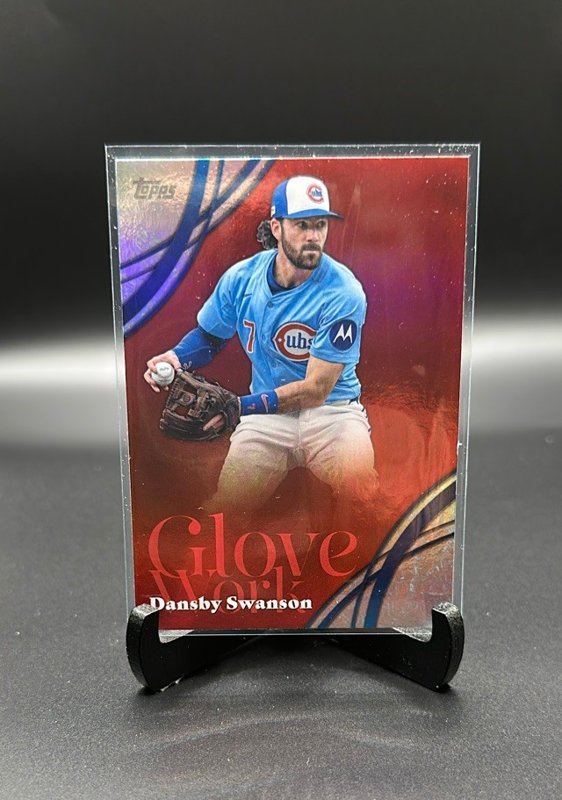 2026 Topps #GW-23 Dansby Swanson Glove Work
