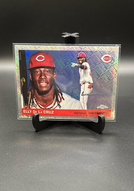 2025 Topps Chrome Platinum #4 Elly De La Cruz Topps Refractors #/499