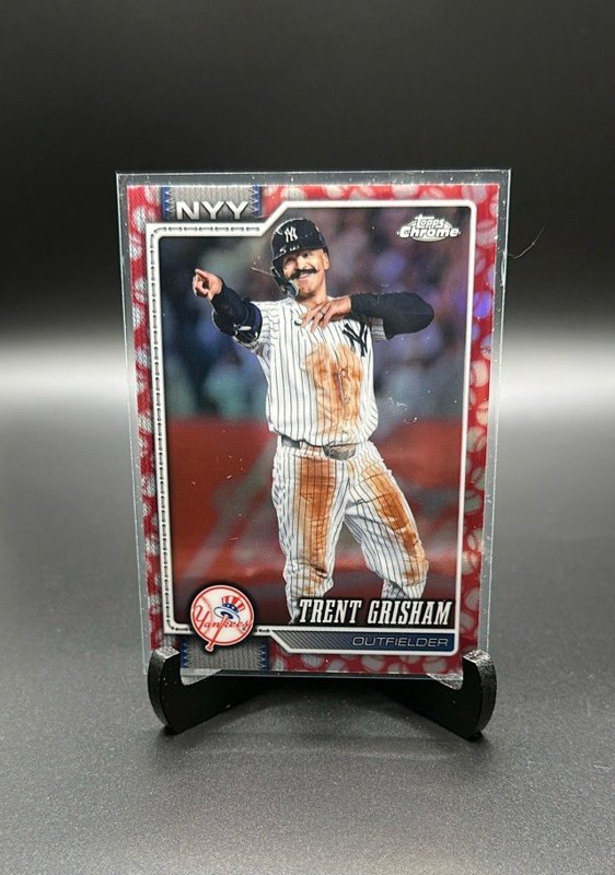 2026 Topps Chrome #79 Trent Grisham Baseball Seams Refractors