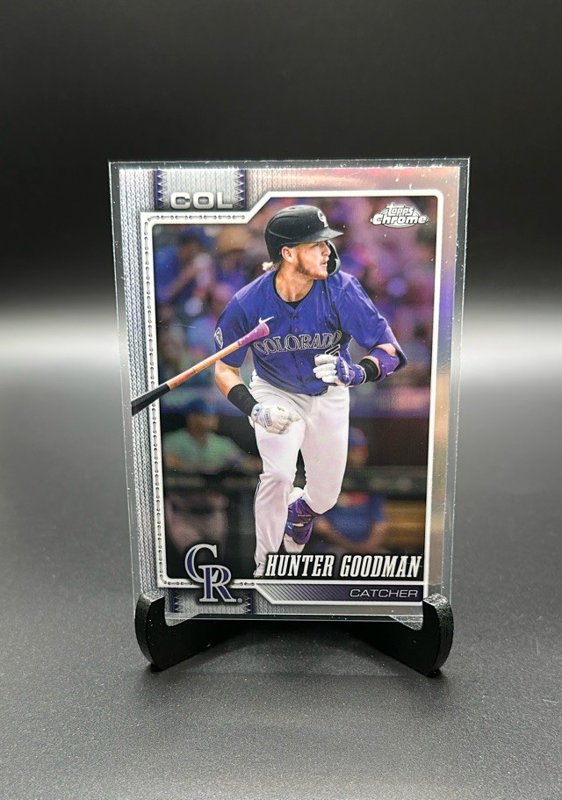 2026 Topps Chrome #207 Hunter Goodman Refractors