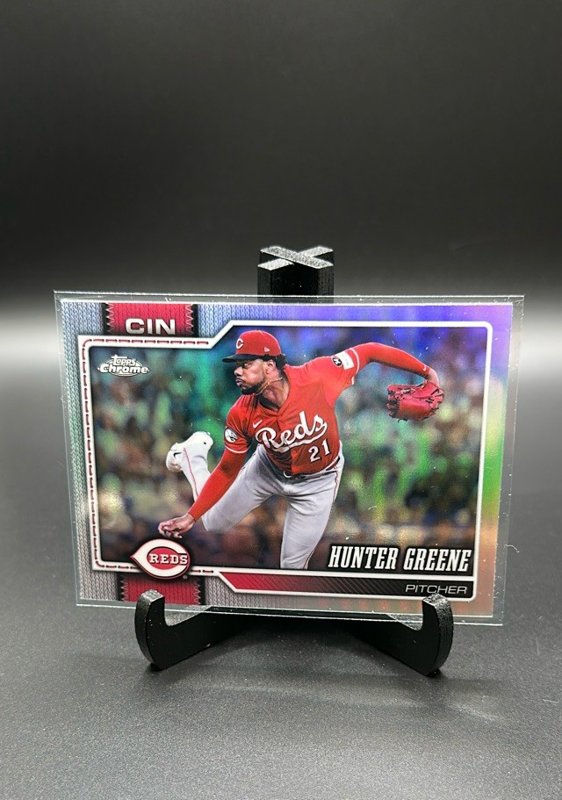 2026 Topps Chrome #135 Hunter Greene Refractors