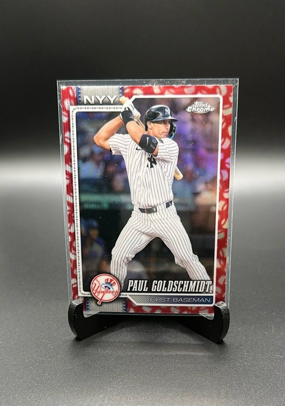 2026 Topps Chrome #275 Paul Goldschmidt Baseball Seams Refractors