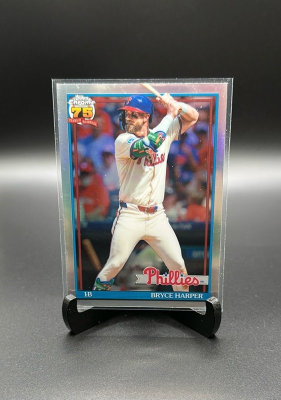 2026 Topps Chrome #91CB-3 Bryce Harper 1991 Topps Baseball 35th Anniversary