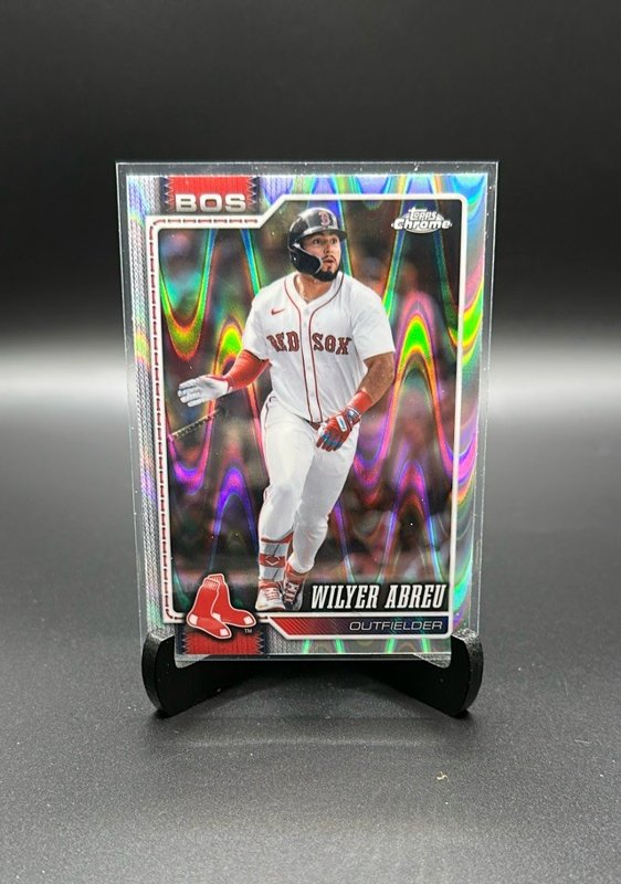 2026 Topps Chrome #165 Wilyer Abreu Raywave Refractors