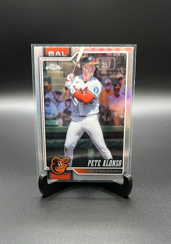 2026 Topps Chrome #55 Pete Alonso Refractors