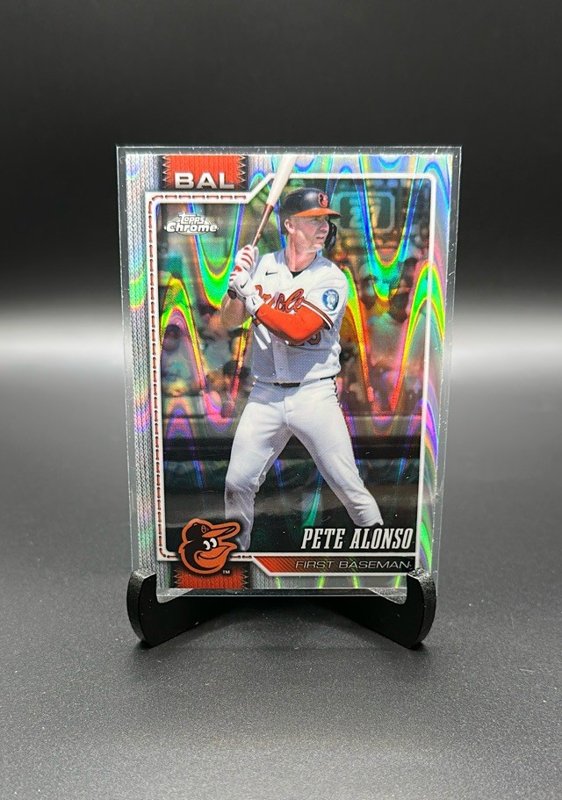 2026 Topps Chrome #55 Pete Alonso Raywave Refractors
