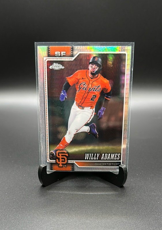 2026 Topps Chrome #140 Willy Adames Prism Refractors