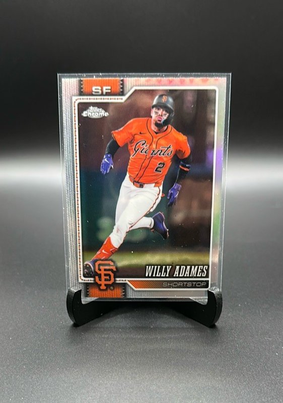 2026 Topps Chrome #140 Willy Adames Refractors