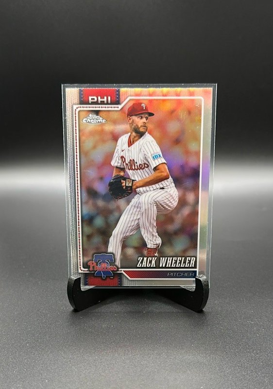 2026 Topps Chrome #290 Zack Wheeler Refractors