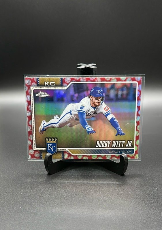 2026 Topps Chrome #12 Bobby Witt Jr. Baseball Seams Refractors