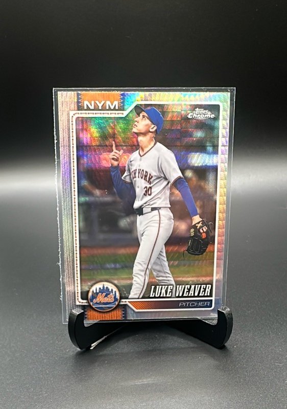 2026 Topps Chrome #103 Luke Weaver Prism Refractors