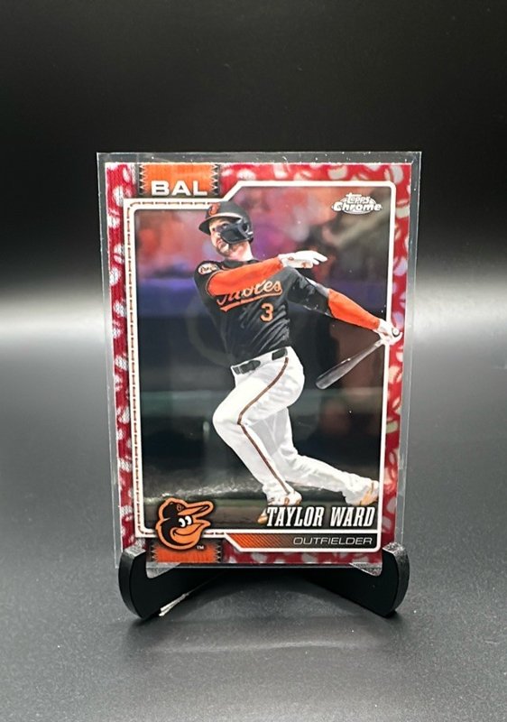 2026 Topps Chrome #120 Taylor Ward Baseball Seams Refractors