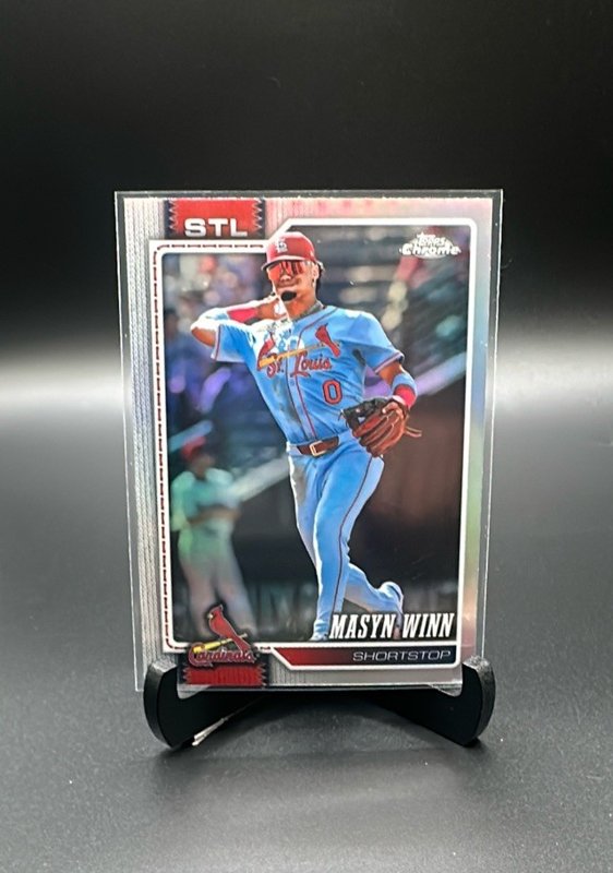 2026 Topps Chrome #217 Masyn Winn Refractors